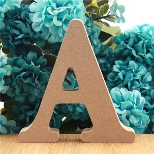 China Nontoxic Standing 3.94in Wooden Letters Alphabet For Wedding wholesale
