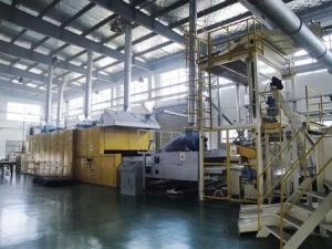 China Airlaid fiber web shoddy Thermal Bonding Machine insulation 500kg/h - 700kg/h fiber production line wholesale