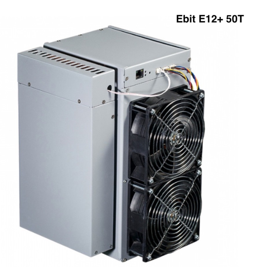 50TH/S Blockchain Bitcoin Asic Miner Machine 2500W Ebang Ebit E12+