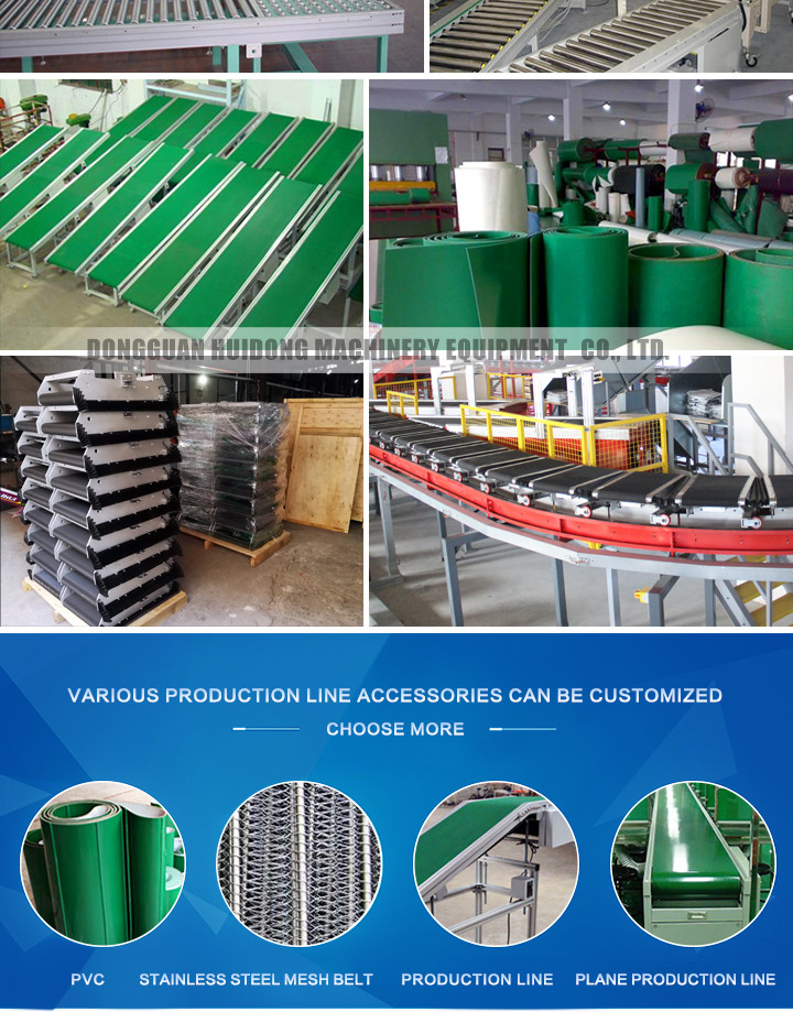 Portable Belt Driven Live Flat Belt Conveyor Oil Resistance For Transport Goods