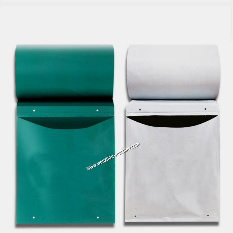 Auto Polybags Fan Folded In Box Pre-Opened Bags Making Machine