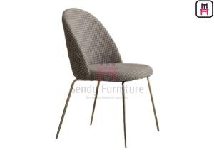 China Diamond Stitch Tufted Upholstered Dining Chair For Rrestaurant wholesale