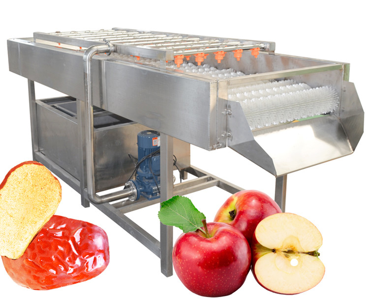 Parallel Roller Seafood 800kg Fruit And Vegetable Washer Machine