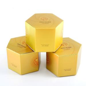 China Hexagon Holographic Paper Packaging Boxes Wholesale With Design Printing wholesale