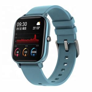 China TFT 240*240 Square Shape Smartwatch Fitness Tracker Blood Pressure wholesale