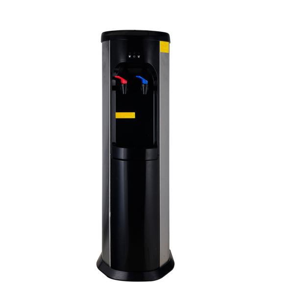 Commercial floor standing water dispenser with non-leaking system without