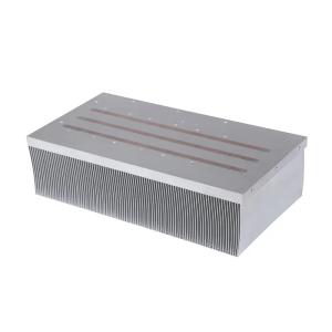 China 4 Heat Pipes Aluminum Fin Copper Base Heatsink For Heat Dissipation wholesale