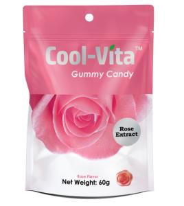 China Flower Shaped Adult Gummy Candy Skin Improving Soft Jelly Candy With Rose Extract wholesale