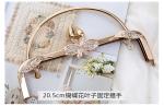 DIY Fashionable Metal Kiss Lock Purse Clutch Frames