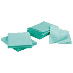China PE Film Dental 2 Ply Disposable Paper Bibs Waterproof wholesale