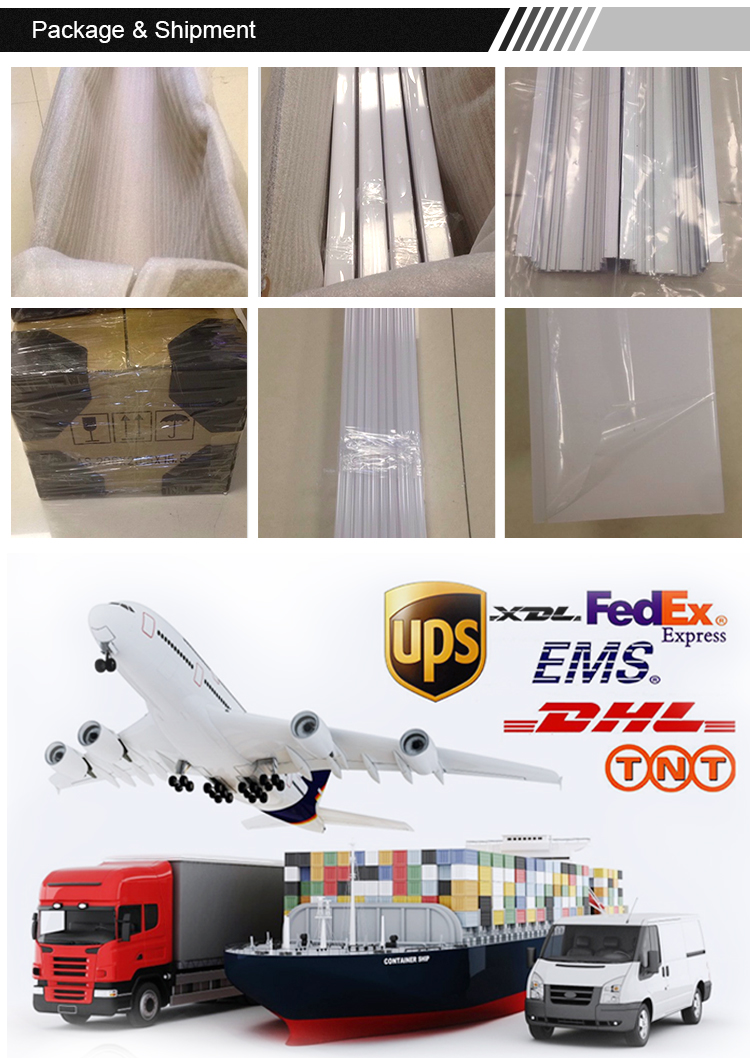 2020 Customized Silver Surface Underground Light Aluminum Strip Profile