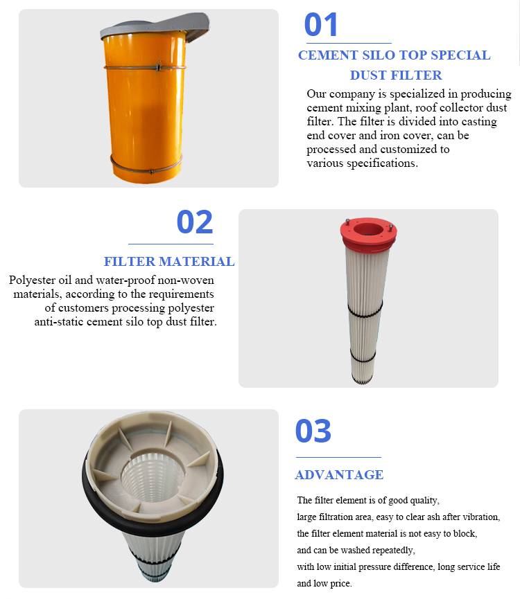 Dust collector filter 0380757 for laser Cutting 380757 PTFE membrane polyester dust filter cartridge