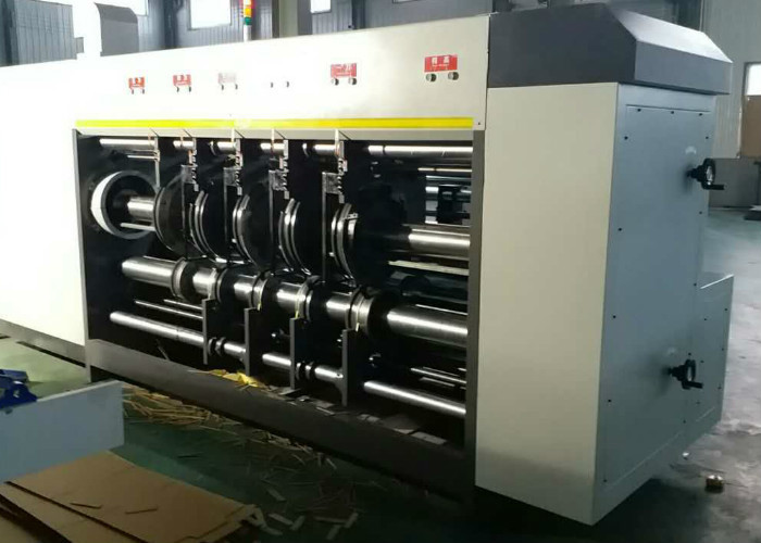 Lead Edge Automatic Flexo Printer Slotter Machine Computer Control 120 Pcs / Min