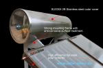 residential solar hot water heater with thermosyphon pressurized water tank