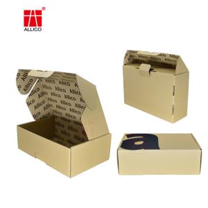 China Book Shape Folding Box Printable Logo Gift Box Corrugated Packaging Box wholesale