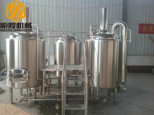 China Industrial Automatic Beer Making Machine , 500L 1000L Beer Brewing System wholesale