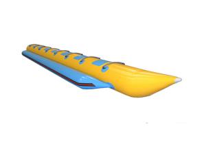 China OEM Commercial Inflatable Banana Boat 4 Persons Capactiy Strong Stitching wholesale