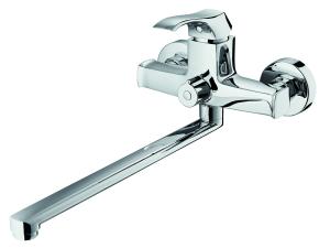 China OEM Long Reach Wall Mount Tub Faucet，Bathtub Mixer Faucet Elegant wholesale