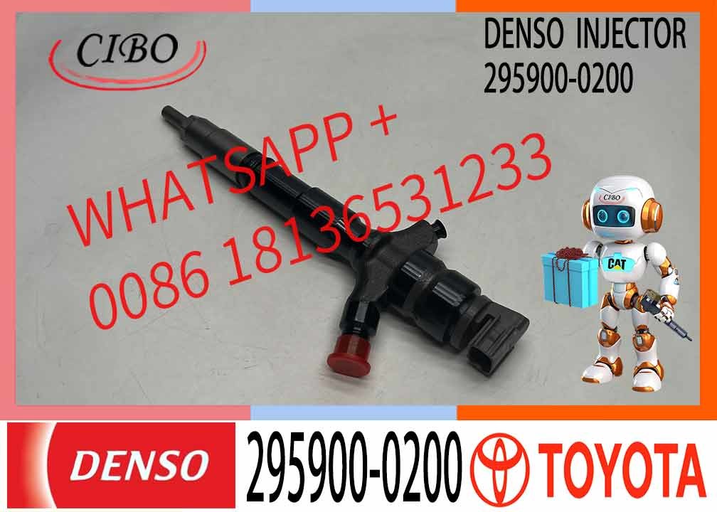 23670-30440 Piezo Injector Reconditioned 295900-0200 Commercial Vehicle Injector For 23670-30440 1KD-FTV Diesel Engine