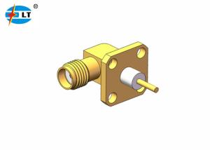 China DC~18GHz SMA RF Connector Female Jack Right Angle Pin SMA Connector wholesale