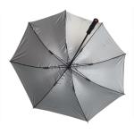 Silver Coating Large Size Promotional Golf Umbrellas Red Color Metal Tips