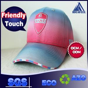China Polyester Sublimation Printing Women's Fashion Baseball Caps Woven Sandwich / Ring Closure wholesale