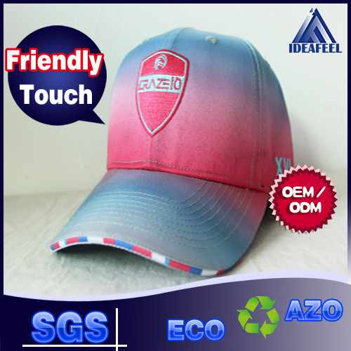 Polyester Sublimation Printing Women's Fashion Baseball Caps Woven Sandwich /