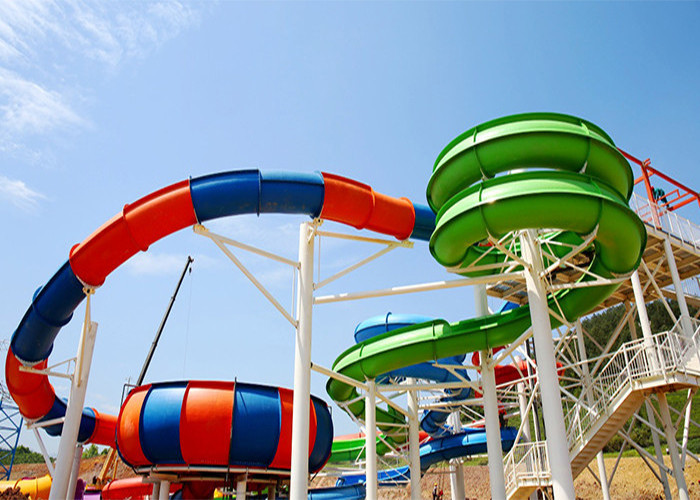 Customized Size Adults Whizzard Swimming Pool Water Slides