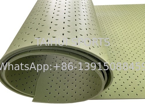 Top South Korean Technology Pattern Shock Pad For Artificial Turf Durable Customized Shock Absorption Sports Surface Underlay