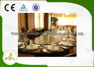 China Custom Gas / Electric Teppanyaki Grill Built In Electrostatic Fume Purifier wholesale