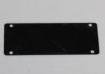OEM Square Galvanized Stainless Steel Stamped Parts Black Color ISO9001 Standard