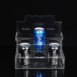 Recyclable Custom Acrylic Pepsi Coca Cola Counter Displays Stand