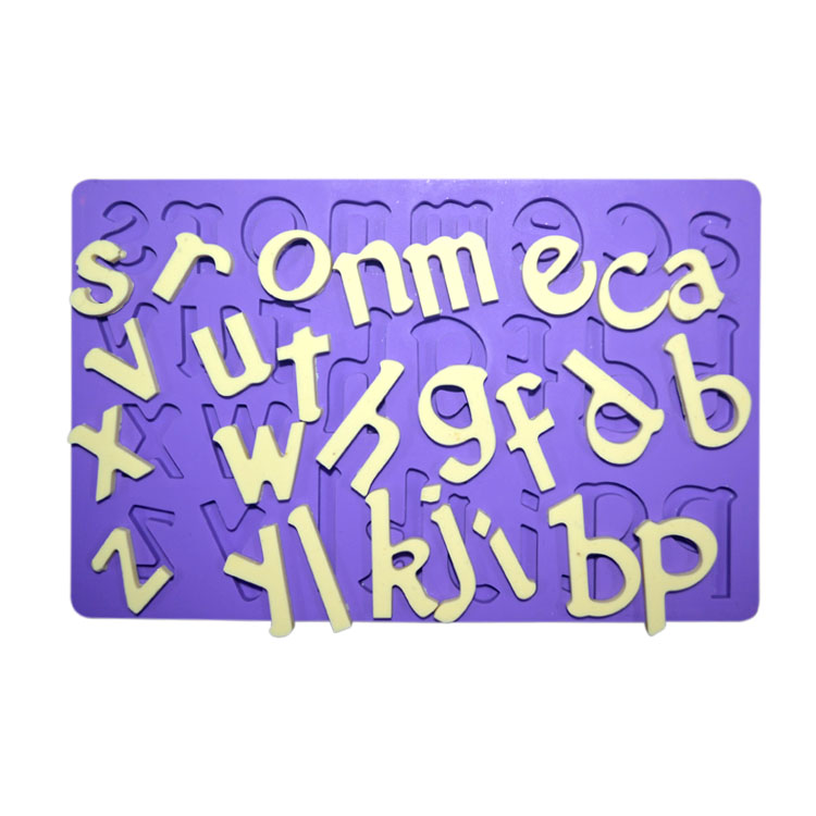 Fondant Silicone Letter Mold DIY Handmade Alphabet Moulds For Cake Decorating
