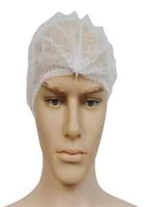 China Polypropylene Disposable Bouffant Surgical Caps For Chemical / Clinic / Health Center wholesale