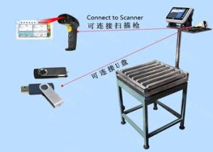 China 300kg 30g RS232 Expandable Motorized Roller Conveyor scale wholesale