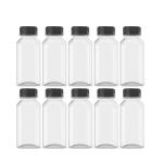 Wholesale Food Grade 100ml Square Transparent PET Plastic bottles