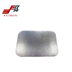 China LFGB Disposable Aluminum Foil Container Lid Paper Cardboard Silver wholesale