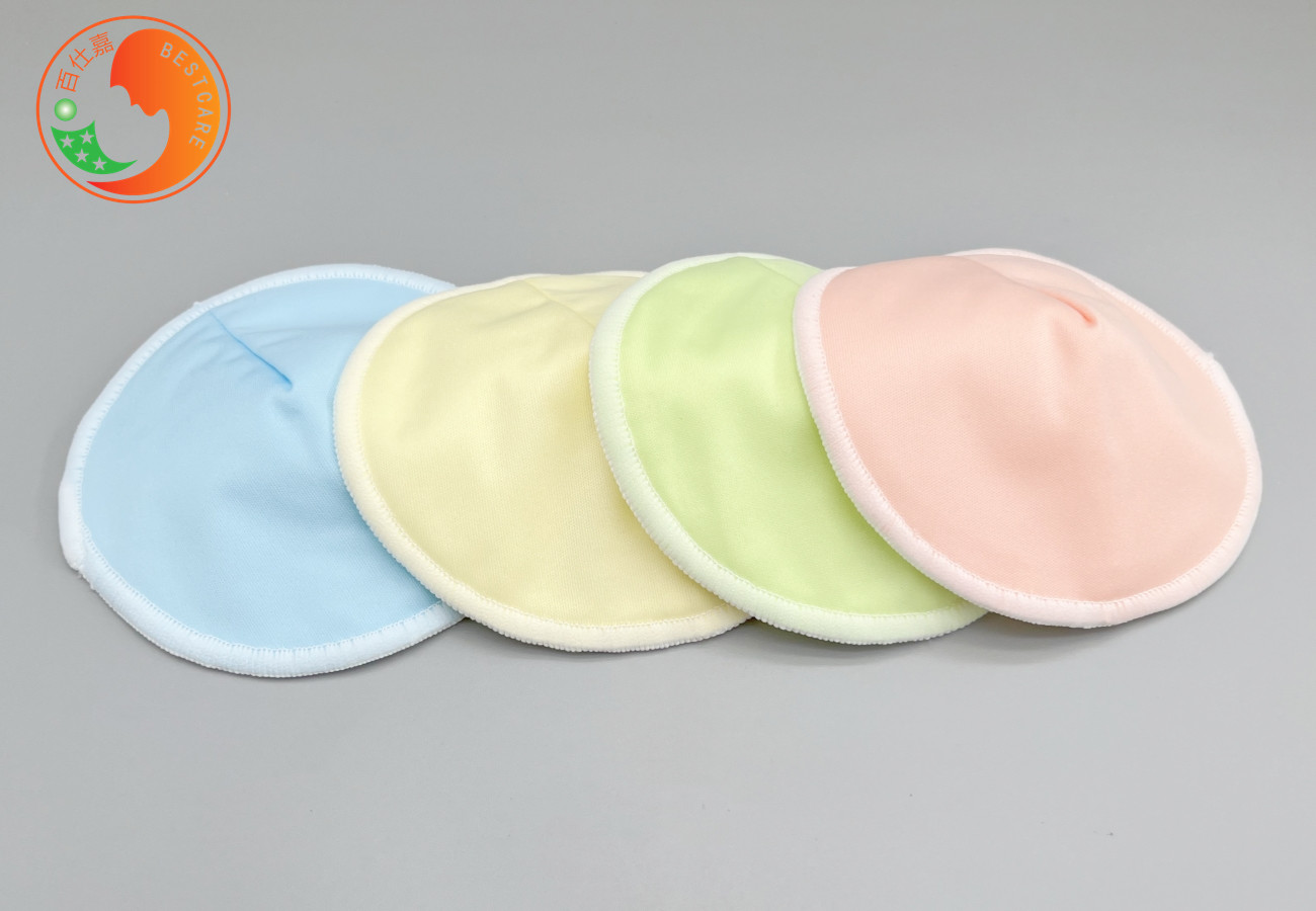 Waterproof Washable Breast Pads Remove Odor Anti Bacterial OEM Breast Pads Cotton