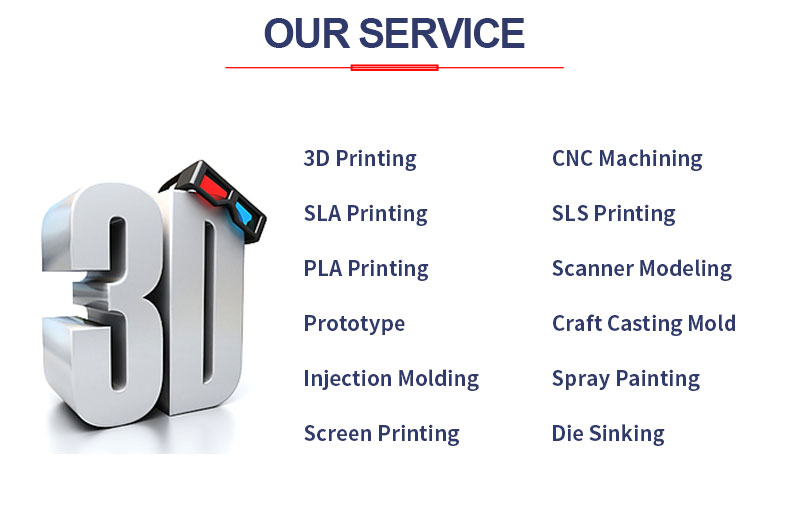 Industrial SLA 3D Printing Service Etched Surface For Aluminum Stainless Steel TPU