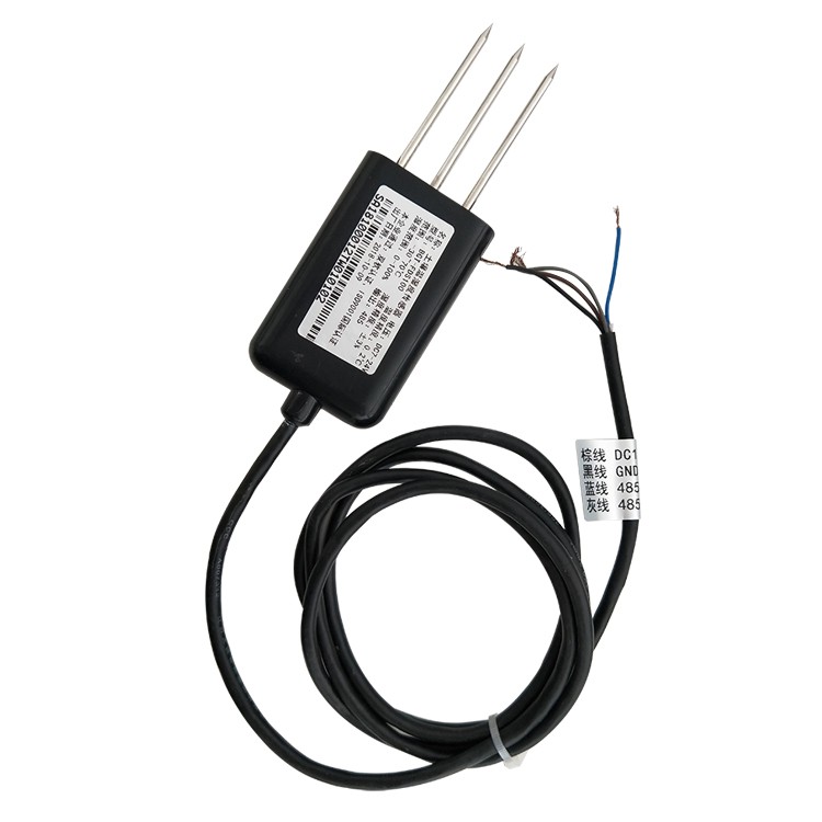 Irrigation Capacitive Soil Moisture Temperature Sensor Waterproof RS485 -30-70C IP68