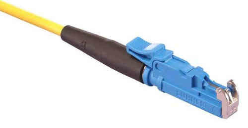 Plastic E2000 PC Fiber Optic Connectors Simplex Singlemode For Testing Equipment