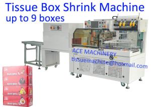 China Sealing Shrinking 9 Boxes Tissue Paper Packing Machine wholesale
