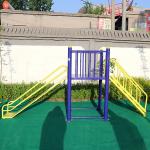 1.7m Commercial Outdoor Fitness Equipment , TUV Outdoor Plastic Slide