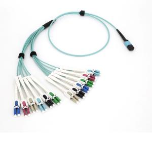 China G657A1 PVC LSZH MPO MTP Harness Cable Low Insertion Loss wholesale