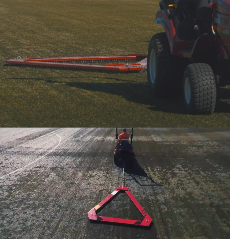 100mm Bristle Compact 30mm Thickness PVC Artificial Turf Brush