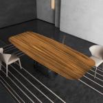 Opulent Essence Industrial Wood Dining Tables 1280mm Width Luxury