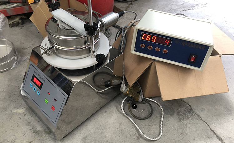 200mm Timing Vibrating Screen Machine Particle Size Distribution Testing