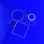 Circular High Temperature Resistant Sapphire Quartz Tablets Optical Observation