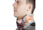 Brown Bicycle UV Headwear 100% Microfiber Polyester For Sports
