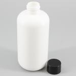 8.45oz/250ml White HDPE Body Lotion Shampoo Bottle, Shower Gel Cream Cosmetic